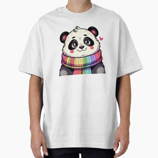 Cute Cozy Rainbow Panda T-Shirt