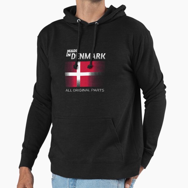 Denmark made in Danish flag Hoodie