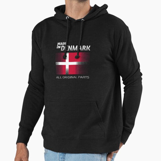 Denmark made in Danish flag Hoodie