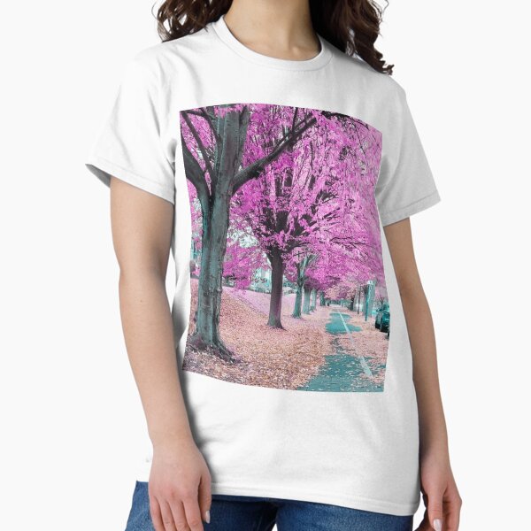 Cozy Fall Street Landscape T-Shirt