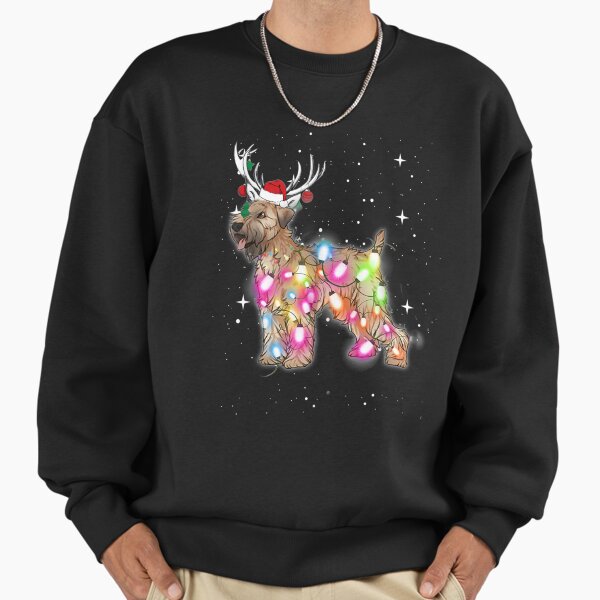 Christmas Lights Soft Coated Wheaten Terrier Dog Sweatshirt