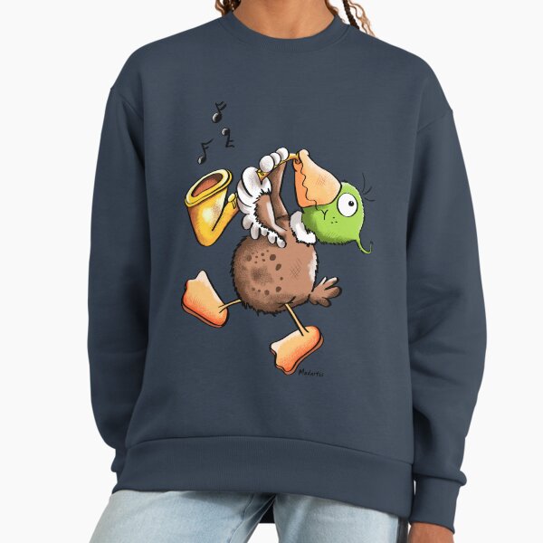 The Funny Duck Playing Saxophone Sweatshirt