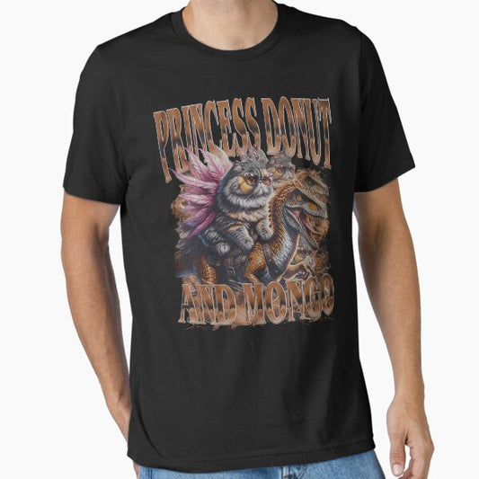 Vintage 90s Princess Donut and Mongo T-Shirt