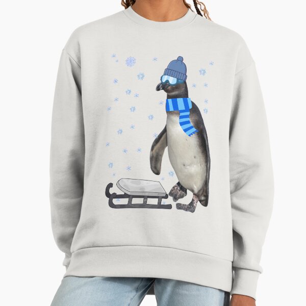 Penguin loves sledding Sweatshirt