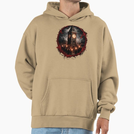 BOTC - A Blood splattered clocktower - Midnight Verdict Hoodie