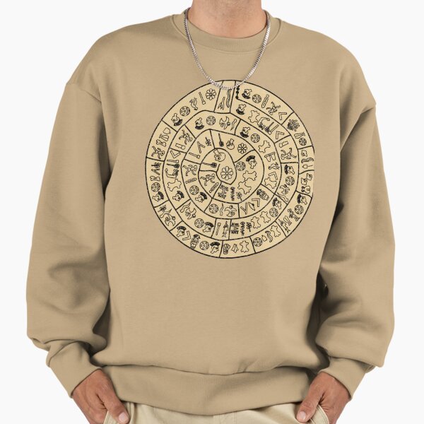 Distressed Phaistos Disk from Minoan Crete Sweatshirt