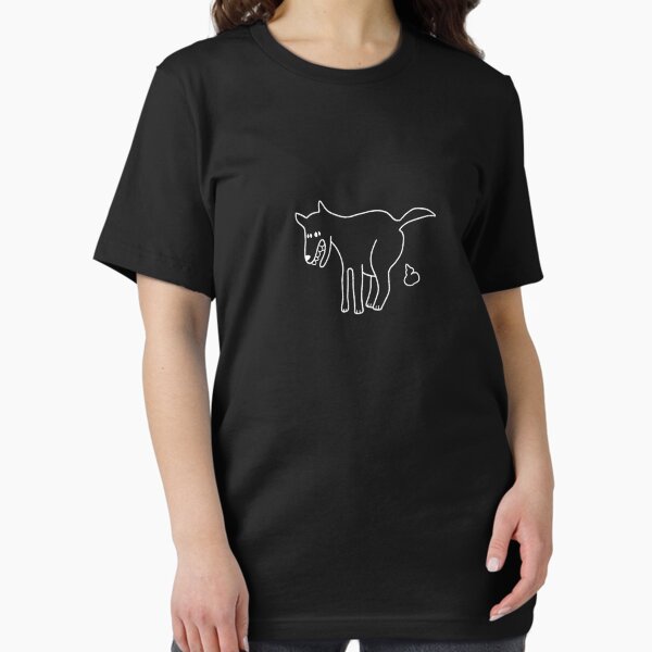 Dog taking a shite. ''inspired'' by shirt ed gamble wore on taskmaster T-Shirt