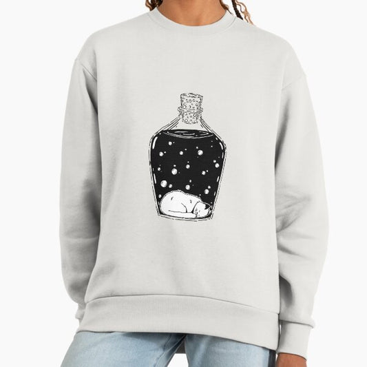 Cat in bottle Sweatshirt