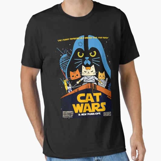 Cat Wars: Movie Parody T-Shirt