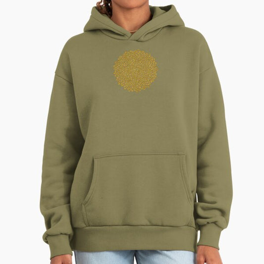 Sunflower, Seed, Fibonacci, Spiral, Golden Ratio, Math, Geometry Hoodie