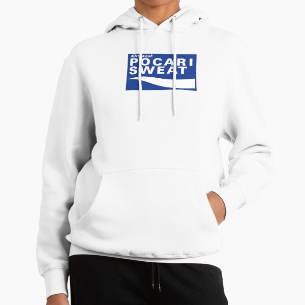 POCARI SWEAT on blue background Hoodie