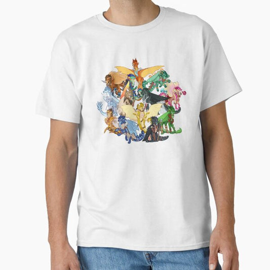 Wings of Fire as D&D Characters T-Shirt