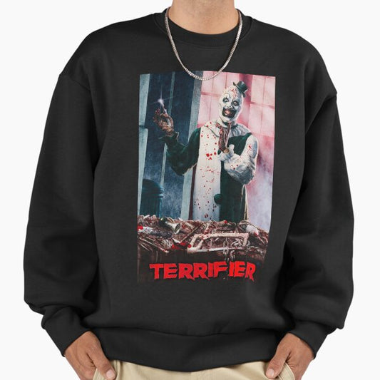 Terrifier Horror Movie Art Sweatshirt