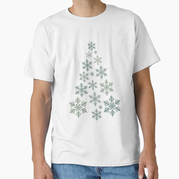Snowflake Tree Winter Snow Family Christmas Christmas Holiday T-Shirt