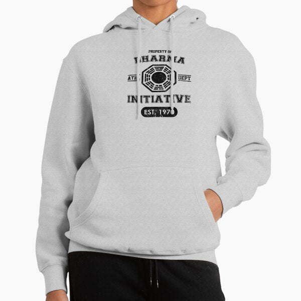 Dharma Initiative athletic department (Black ver.) Hoodie