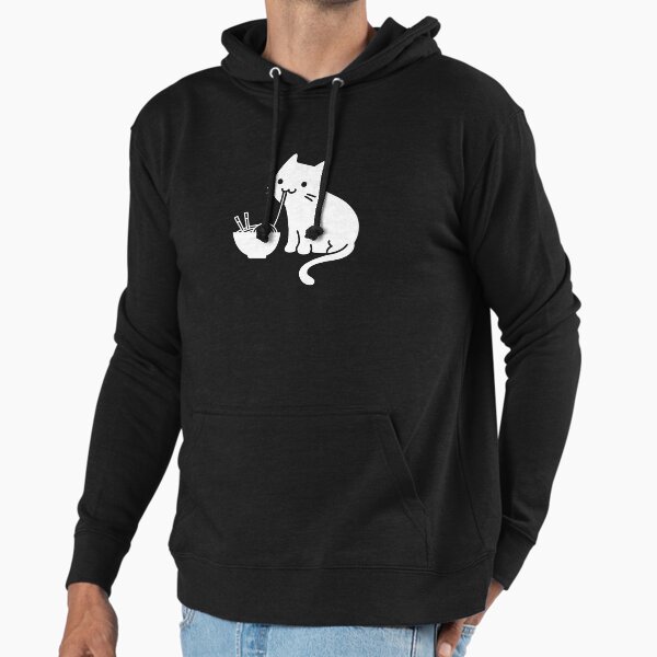 Cute Cat Eating Ramen Hoodie