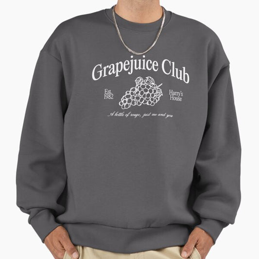 Grapejuice Aesthetic | Harry Styles Inspired | Wall Art Home Decor | HECKINFAROUT Sweatshirt