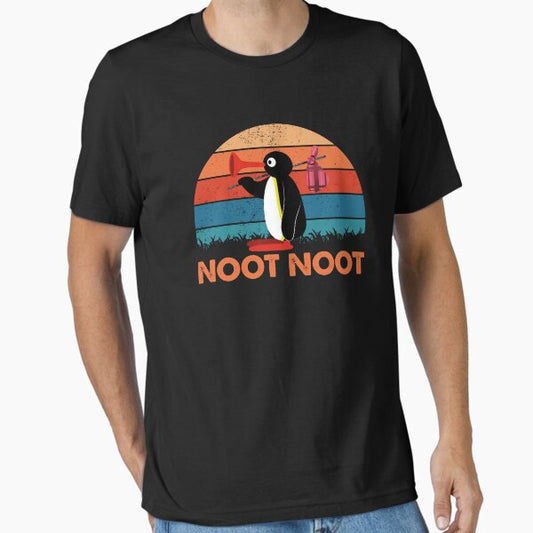 Noot Noot Pingu - Retro Vintage Animal Cute T-Shirt