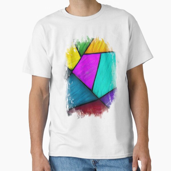 Colored Geometric Patterns T-Shirt