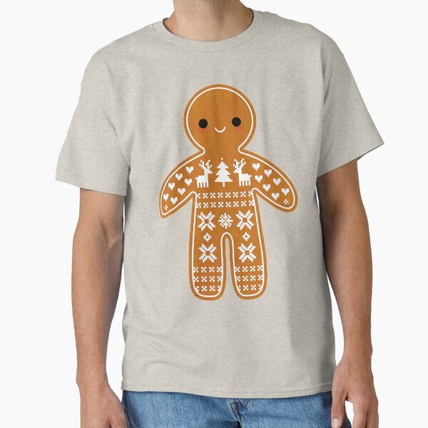 Sweater Pattern Gingerbread Cookie T-Shirt