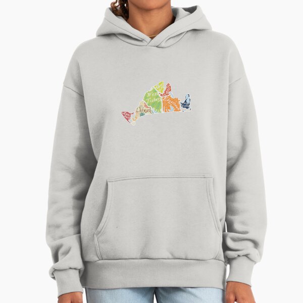 Map of martha's vineyard Hoodie