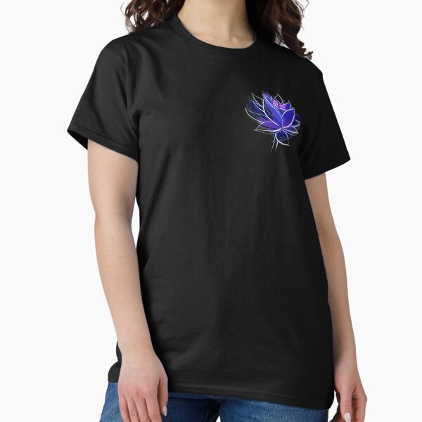 Delicate Black Lotus T-Shirt
