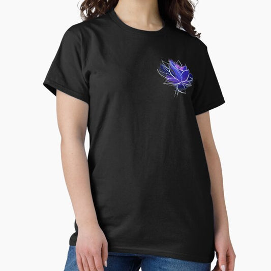 Delicate Black Lotus T-Shirt