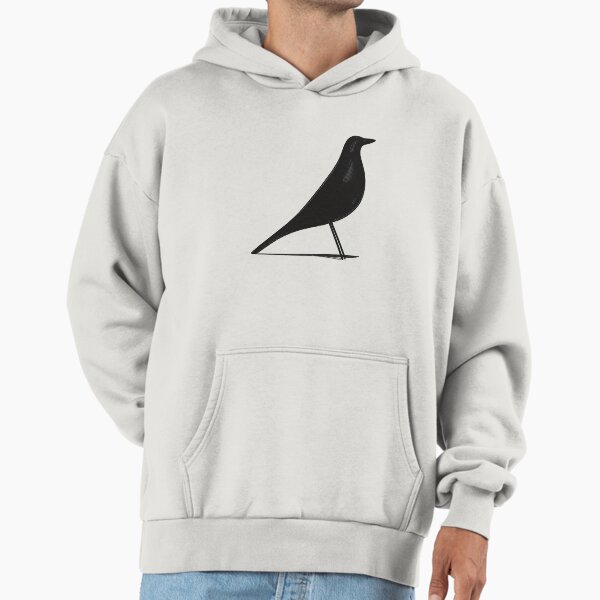 Palm Springs Mid Century Modern Black Bird Hoodie