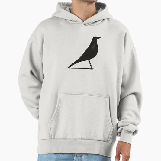 Palm Springs Mid Century Modern Black Bird Hoodie