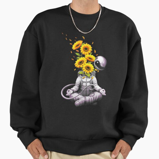Meditation Astronaut Spring Sweatshirt