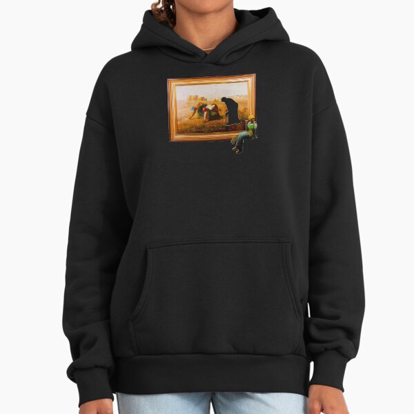 Banksy Painting Agency Job - Interpretation of The Gleaners by Jean Francois Millet Hoodie