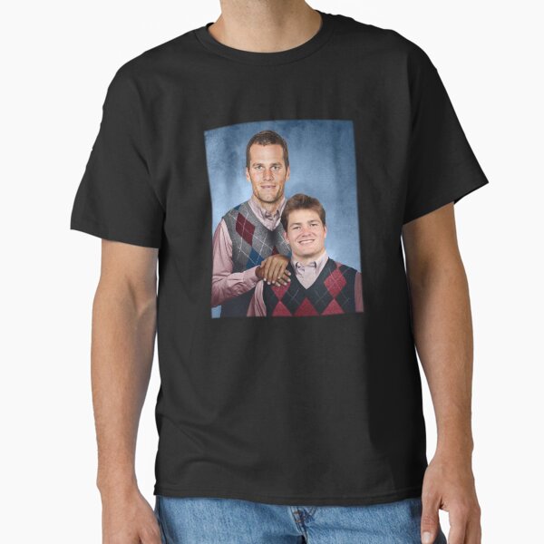 Brady and Maye New England FootballStep Brothers Football T-Shirt