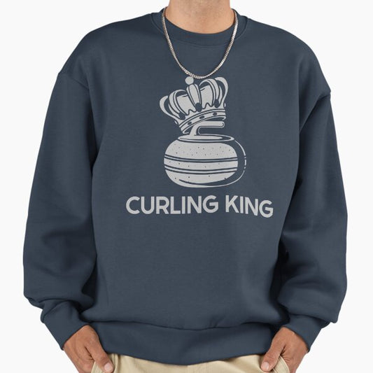 Curling King Monotone Sweatshirt