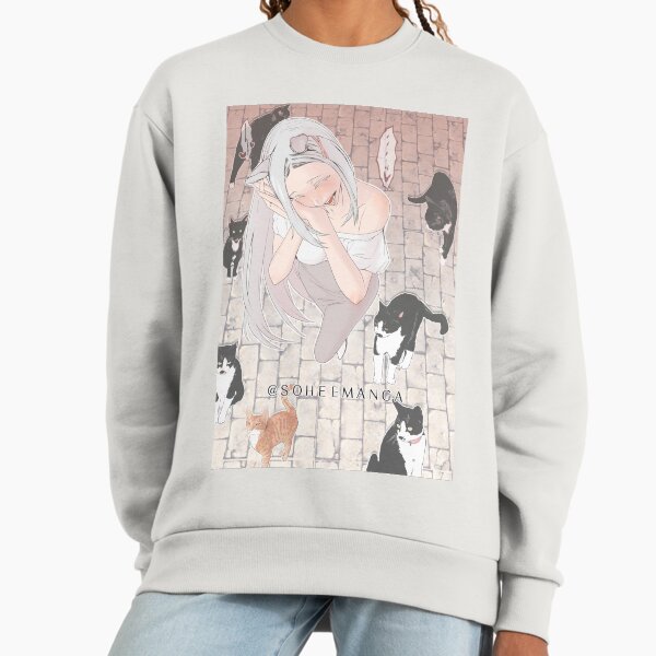 Cat girl - cartoon style, street cat 2 Sweatshirt
