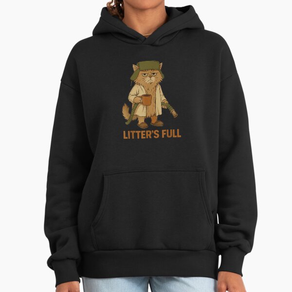 Litters Full Funny Cat Lovers Christmas Xmas Hoodie