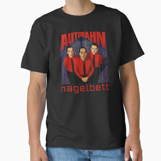 Autobahn “Nagelbett” | Retro 90s Cult Classic Comedy Movie Fan Art T-Shirt