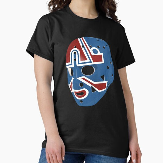Vintage Goalie Mask - Quebec Nordiques T-Shirt