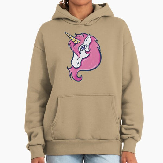 Pink Unicorn Art Hoodie
