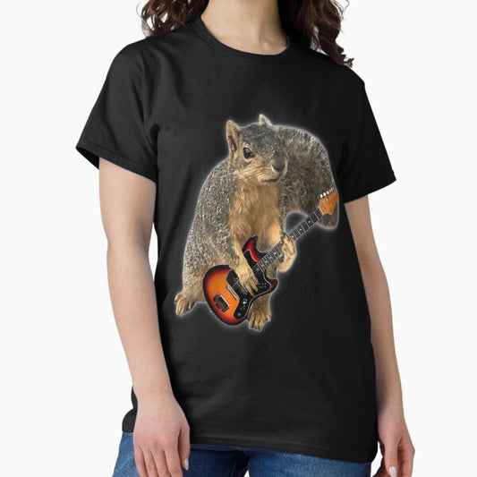 Squirrel Playing Guitar T-Shirt