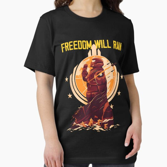 Freedom Will Rain Hell of Diver Helldiving Lovers Outfit T-Shirt