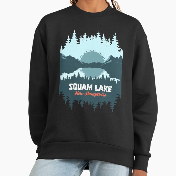 Squam Lake New Hampshire Lake With Mountain And Pine Tree Sweatshirt