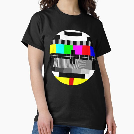 90's TV Test pattern T-Shirt