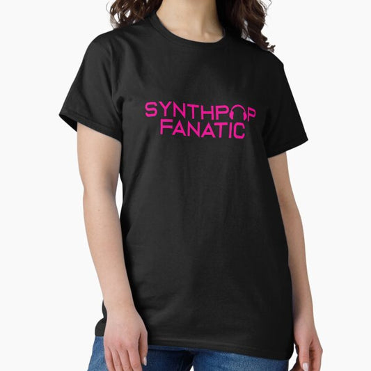 Synthpop Fanatic Pink Logo T-Shirt