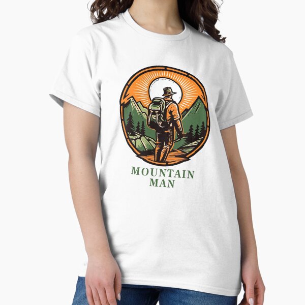 Mountain Man - Mountains, Camping, Wanderlust, Hiking, Backpacking, Outdoor Unisex, Apparel Gift T-Shirt