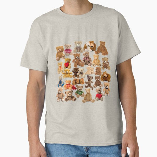 Cuddly Teddy Bears Pattern T-Shirt