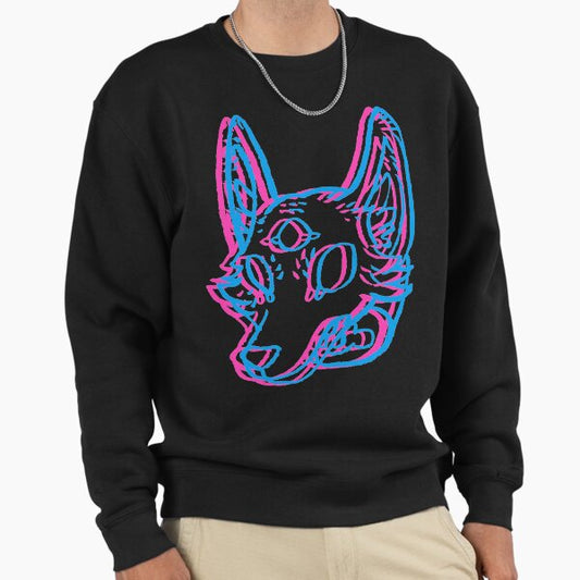 3D Space Coyote Sweatshirt