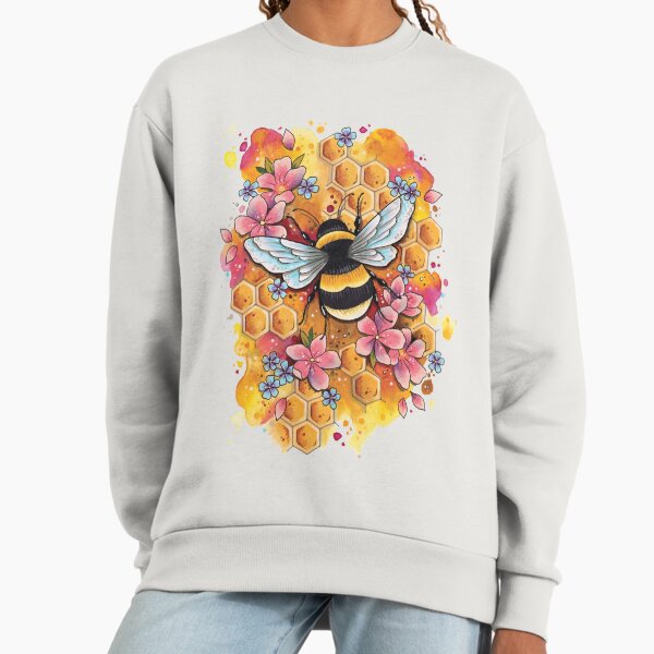 Bumble Bee watercolor design Sweatshirt