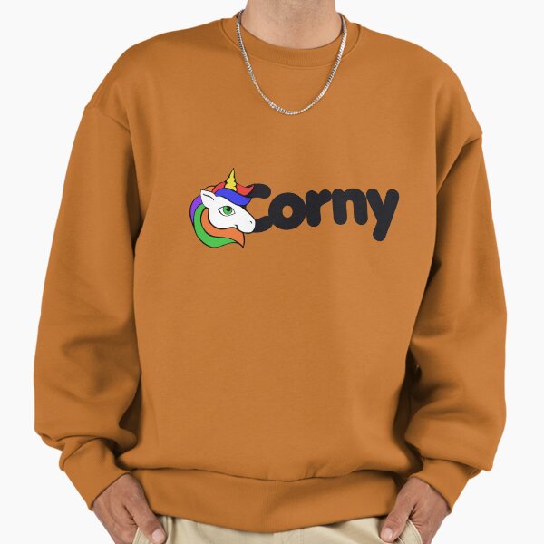 Corny Unicorn Retro rainbow Sweatshirt
