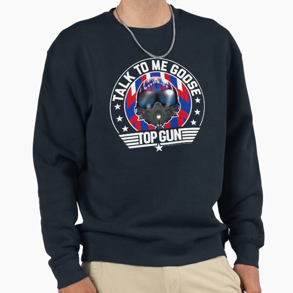 Top Gun Talk To Me Goose Maverick Stars & Stripes Movie Logo Sweatshirt