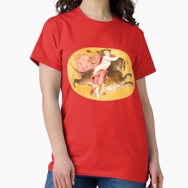 BACCHANTE ON A PANTHER, Maenad Carrying a Thyrsus T-Shirt